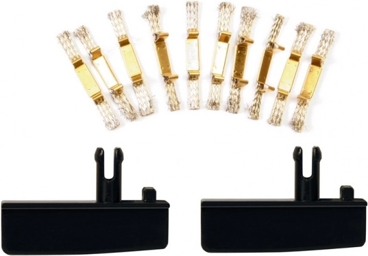 Brushes and guide keels for CARRERA EVOLUTION, DIGITAL 132 and DIGITAL 124 slot cars