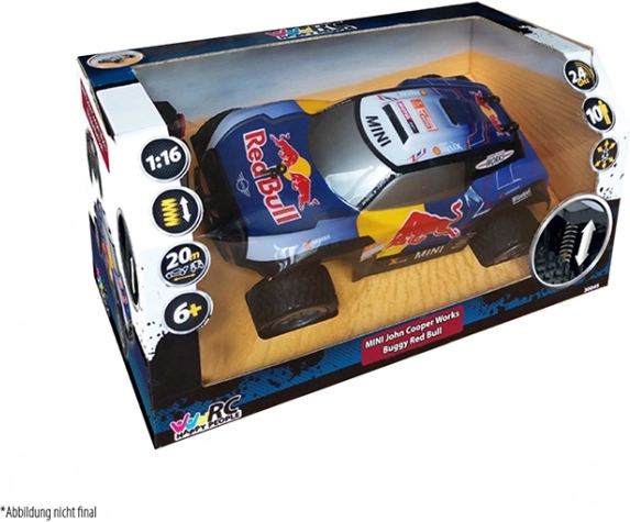 RC bagijs RED BULL MINI John Cooper Works 1:16, 2,4 GHz
