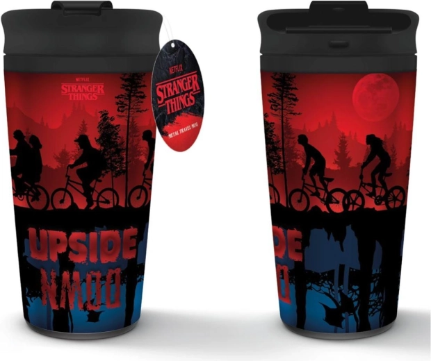 Stranger Things 4 Plastic Travel Mug with Lid