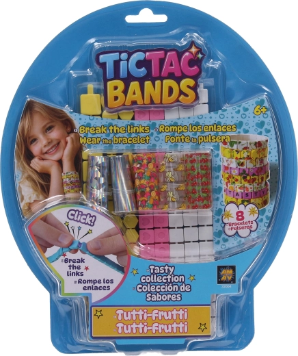 TICTAC BANDS tutti frutti bracelet-making set - 8 pcs