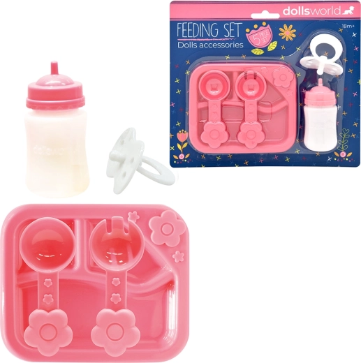 Dolls World aksesuāru komplekts lellēm – barošana un aprūpe