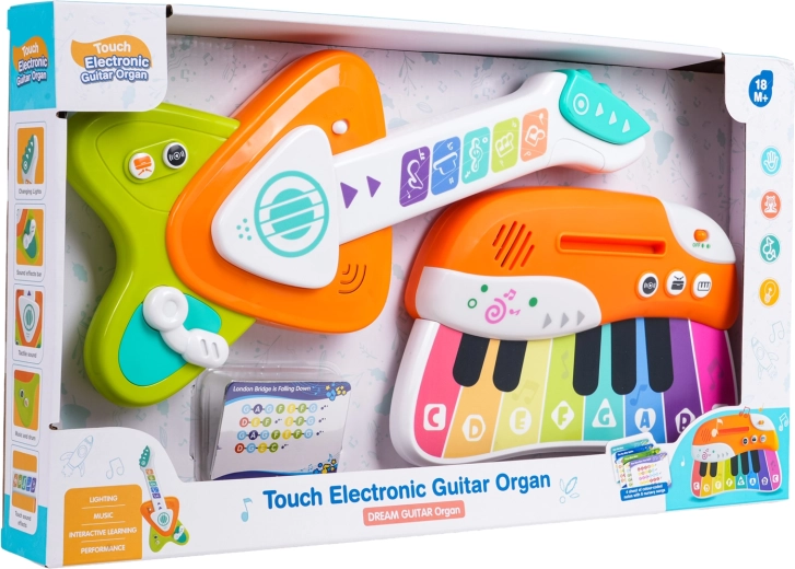 Pieskārienu mūzikas instrumentu komplekts pašiem mazākajiem