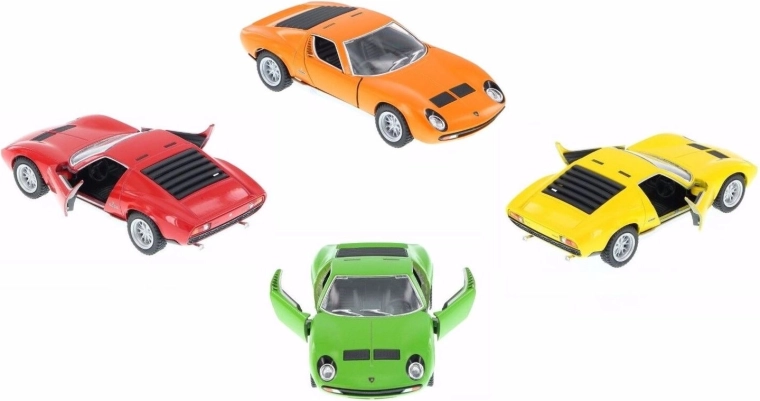 Metāla Lamborghini Miura P400 SV 1971 modelis