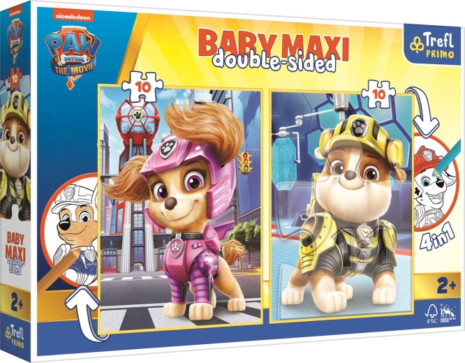 Baby Maxi Double-Sided Puzzle 2×10 – PAW Patrol Joyful Crew