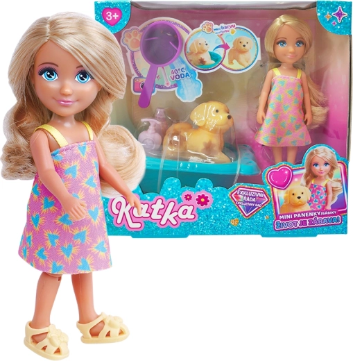 Lelle Katka ar suni un vannu