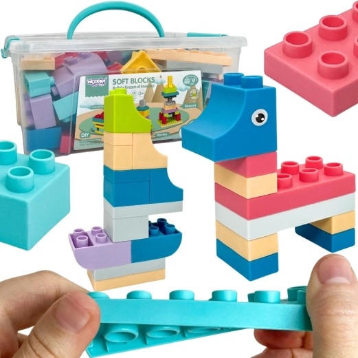 Woopie Soft Blocks – set of 99 pieces in a box