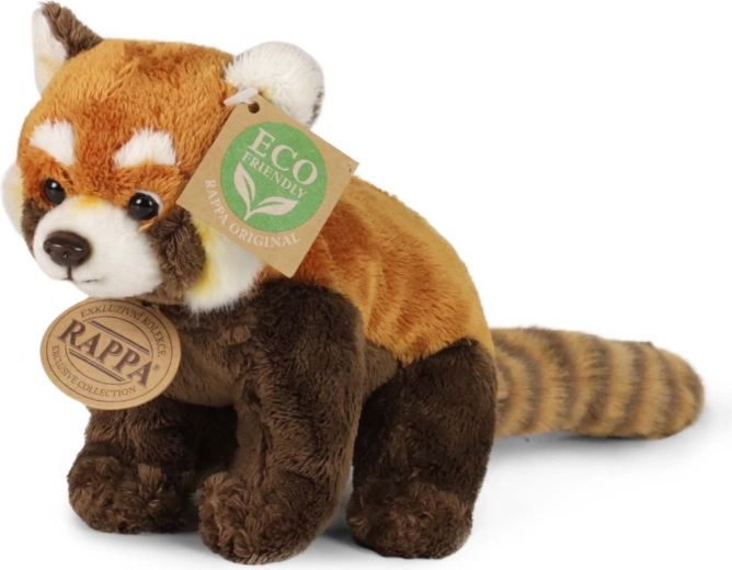 Pūkaina sarkanā panda 18 cm, videi draudzīga