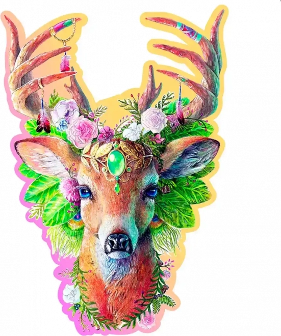 Wooden Fashion Deer Puzzle 250 Pieces by Wooden City