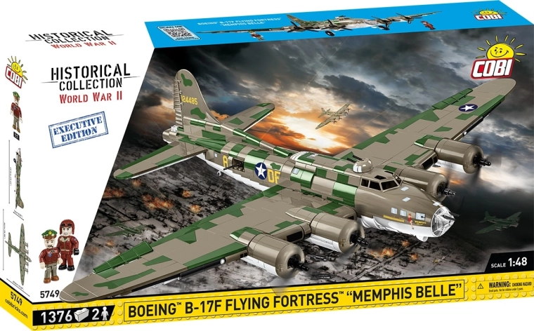 Cobi Boeing B-17F Flying Fortress Memphis Belle izpildizdevums 1:48