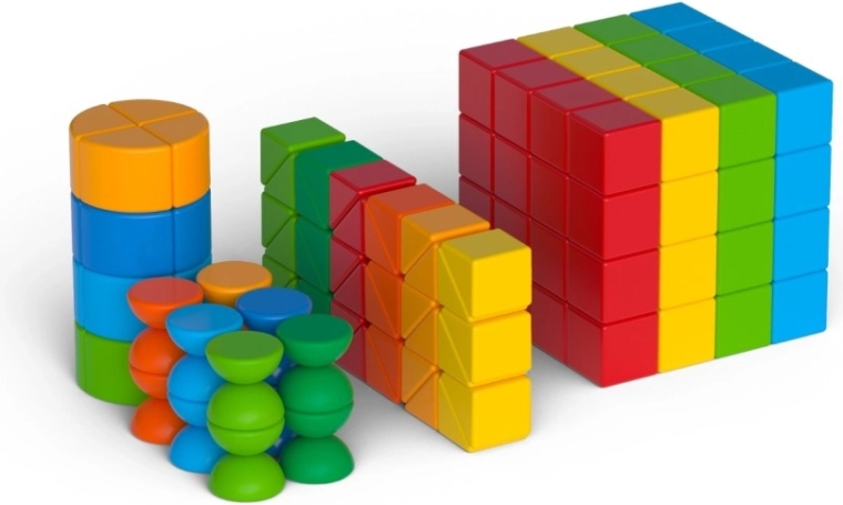 Geomag Magicube Shapes – magnetic building set 164 pieces