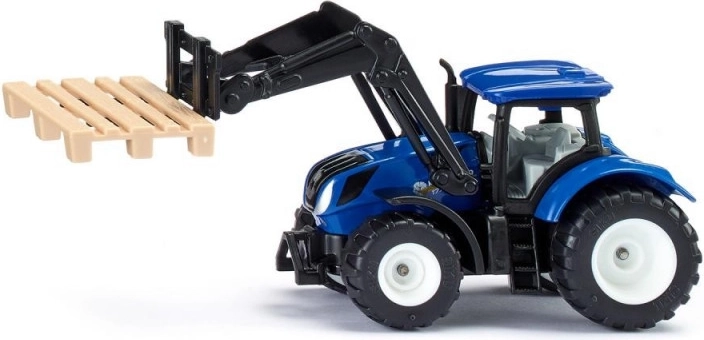 Siku New Holland Tractor with Pallet Forks and Pallet