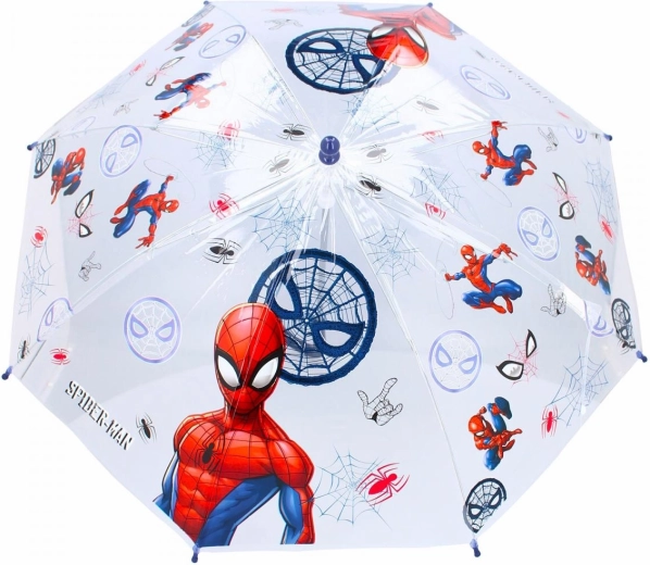Bērnu caurspīdīgs lietussargs Spider-Man – 1 gab.