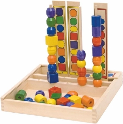 Wooden Beads on Rods – Sequencing Practice Set