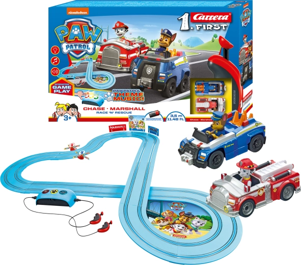 Autotrase Carrera First Paw Patrol Race 'N' Rescue 3,5 m