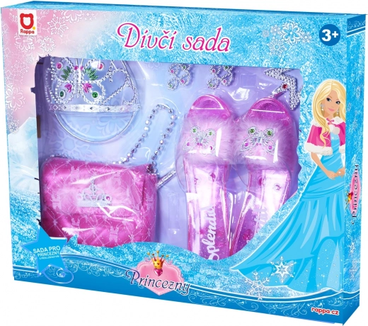 Komplekts Princese ar piederumiem Rozā