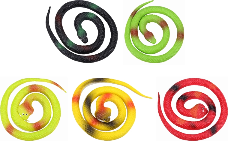 Rubber Snake 75 cm - 1 piece
