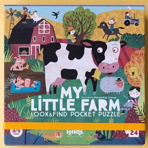 Londji Pocket Puzzle Little Farm – 24 Pieces