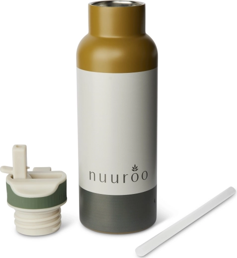 Nuuroo Conrad stainless steel bottle 500 ml green mix