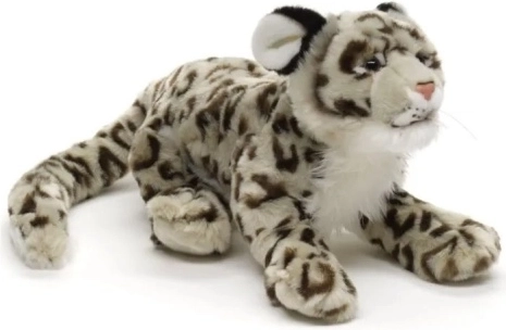 Plīša sniega leopards 40 cm eco-friendly
