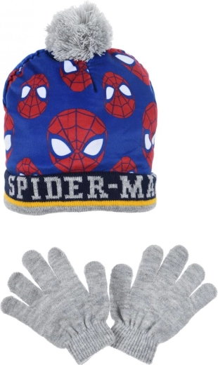Bērnu cepure un cimdi Spiderman