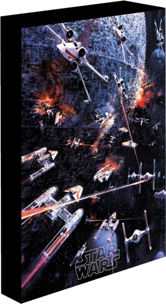 Gaismas LED glezna 30x40 cm Star Wars