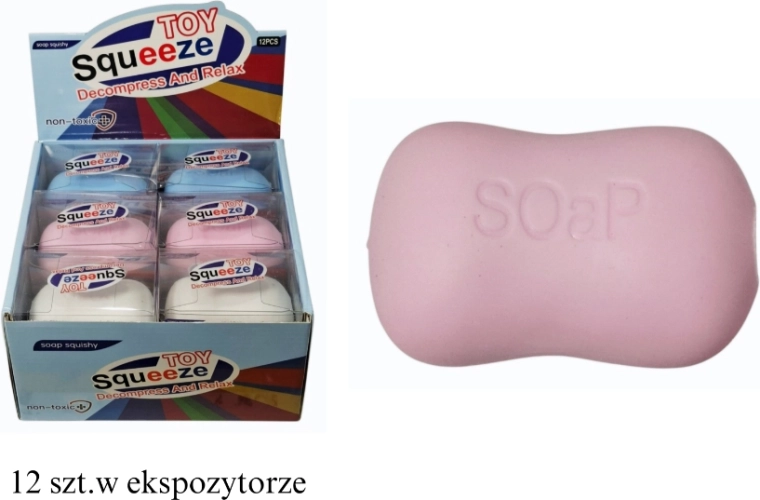 Anti-Stress Squeeze Ball Soap - 1 piece