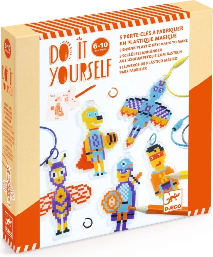Djeco DIY radošais komplekts Pixel varoņi
