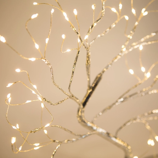 LED Tabletop Tree Decoration with Warm White Light