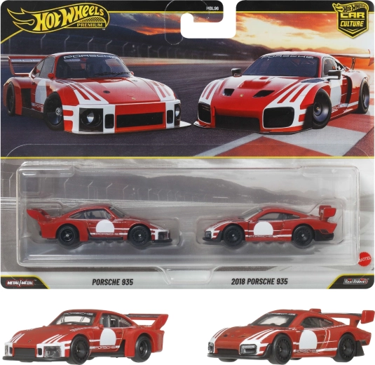Hot Wheels Premium divpaka PORSCHE 935 + 2018 PORSCHE 935