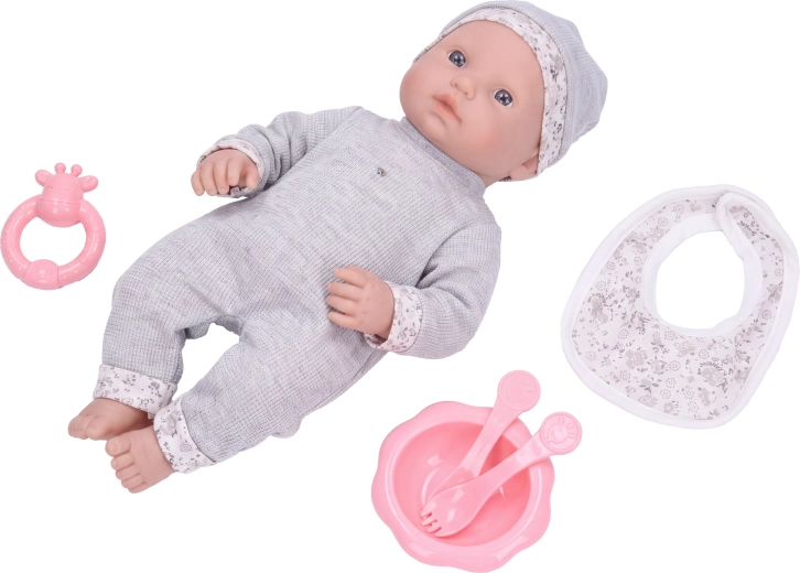 Baby Doll with Feeding Set 35 cm