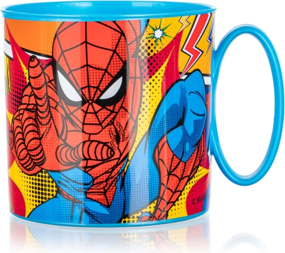 Bērnu plastmasas krūze SPIDER-MAN 350 ml, zila