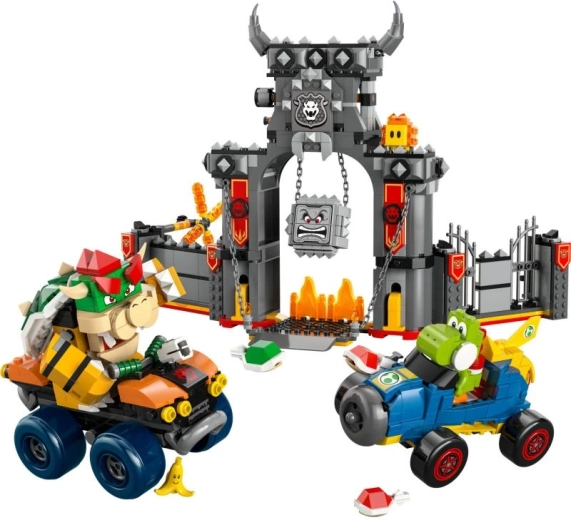 LEGO Super Mario Mario Kart – Bowsera pils sacīkšu komplekts