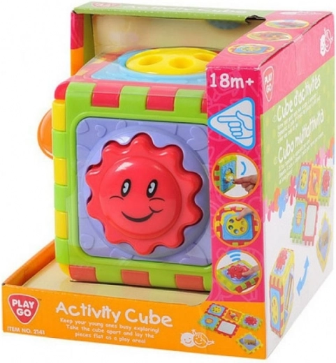 Playgo 6 vienā aktīvā rotaļlietu kubs pašiem mazākajiem