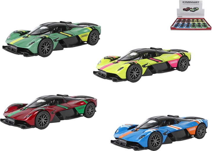 Kinsmart Aston Martin Valkyrie Livery Edition die-cast model 1:36 with pull-back