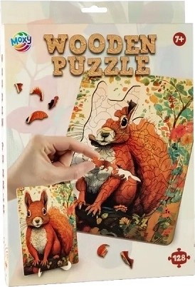 CCG koka puzzle vāvere 128 detaļas