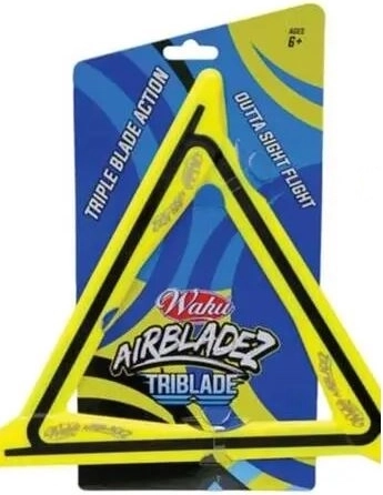 Wahu Phlatball TriBlade Flying Disc, Yellow