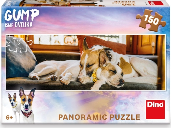 Panoramic Puzzle Gump on the Couch 150 Pieces