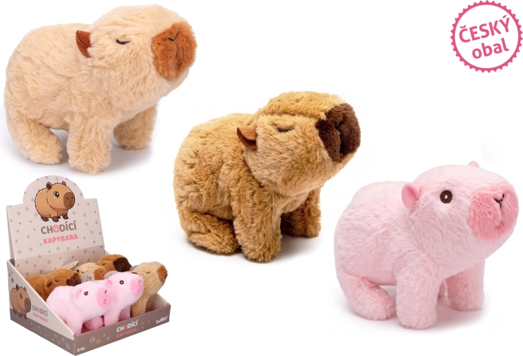 Capybara with Sound Effects 15 cm - Czech packaging - 1 piece