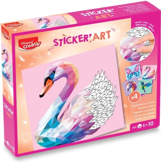 Maped radošais komplekts Sticker' Art – elegantie radījumi