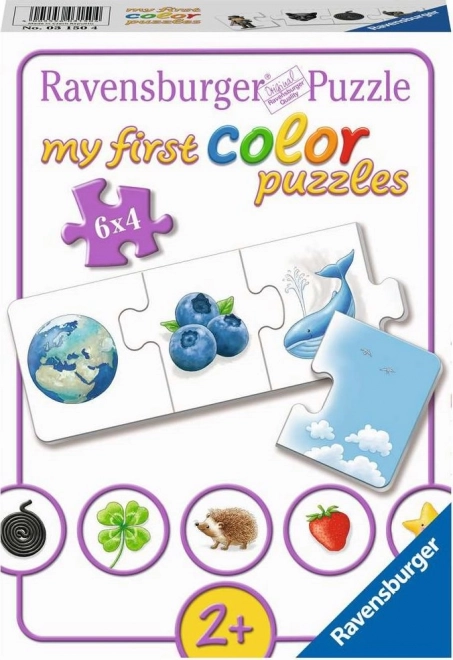 Ravensburger manas pirmās puzles – mācāmies krāsas (6×4 detaļas)