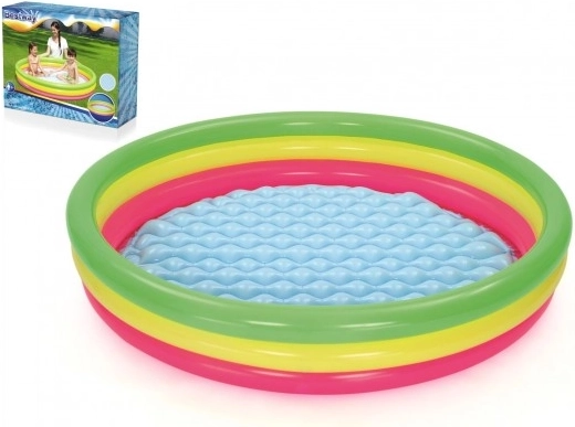 Piepūšams bērnu baseins BESTWAY 152 cm – varavīksnes krāsās