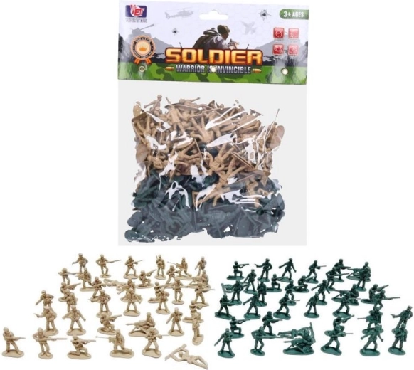 Set of toy soldiers - 200 pcs