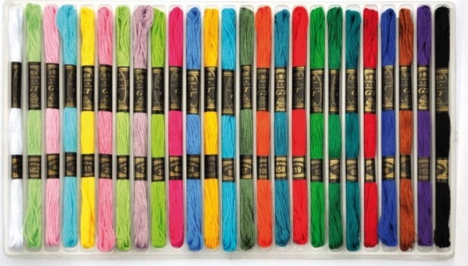 Playbox diegi izšūšanai un rokdarbiem, 25 gab.