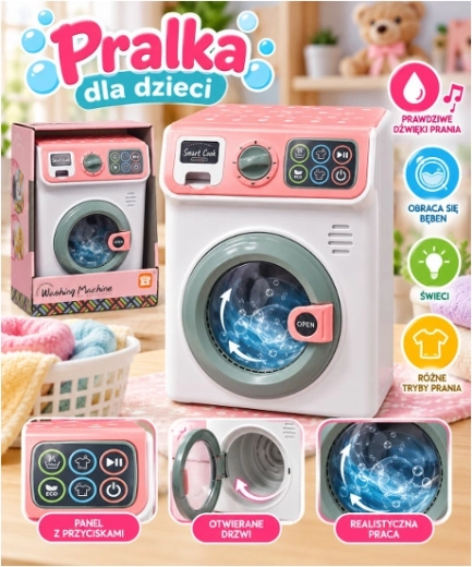 Children's Washing Machine with Lights and Sounds