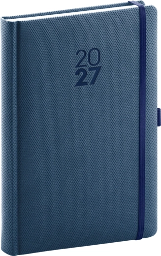 Notique dienas plānotājs Diamante 2027 zils 15 × 21 cm