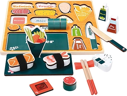 Koka 3D puzle “Sushi bārs” no Bino