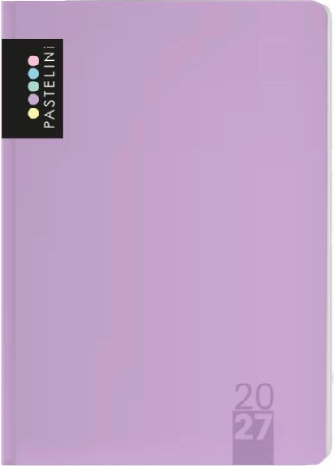 Dienasgrāmata A5 dienas 2027 Pastelini violeta