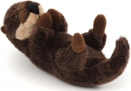 Plīša ūdrs eco 17 cm