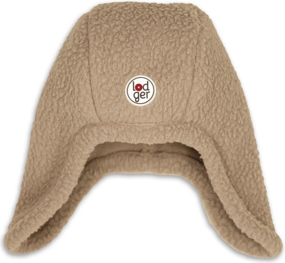 Lodger ziemas flīsa cepure Teddy Beige 3–6 mēneši