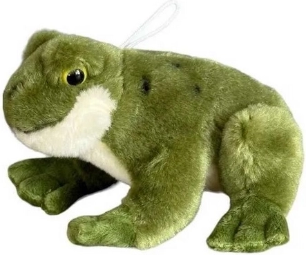 Plīša varde Ziki 14 cm
